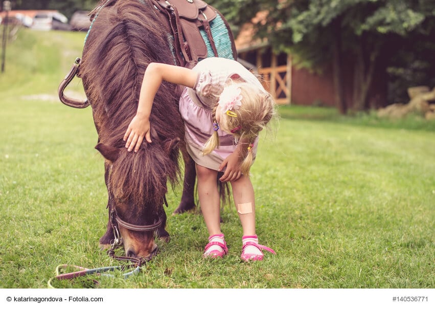 Beginn einer großen Liebe, Kind im Umgang mit Pony