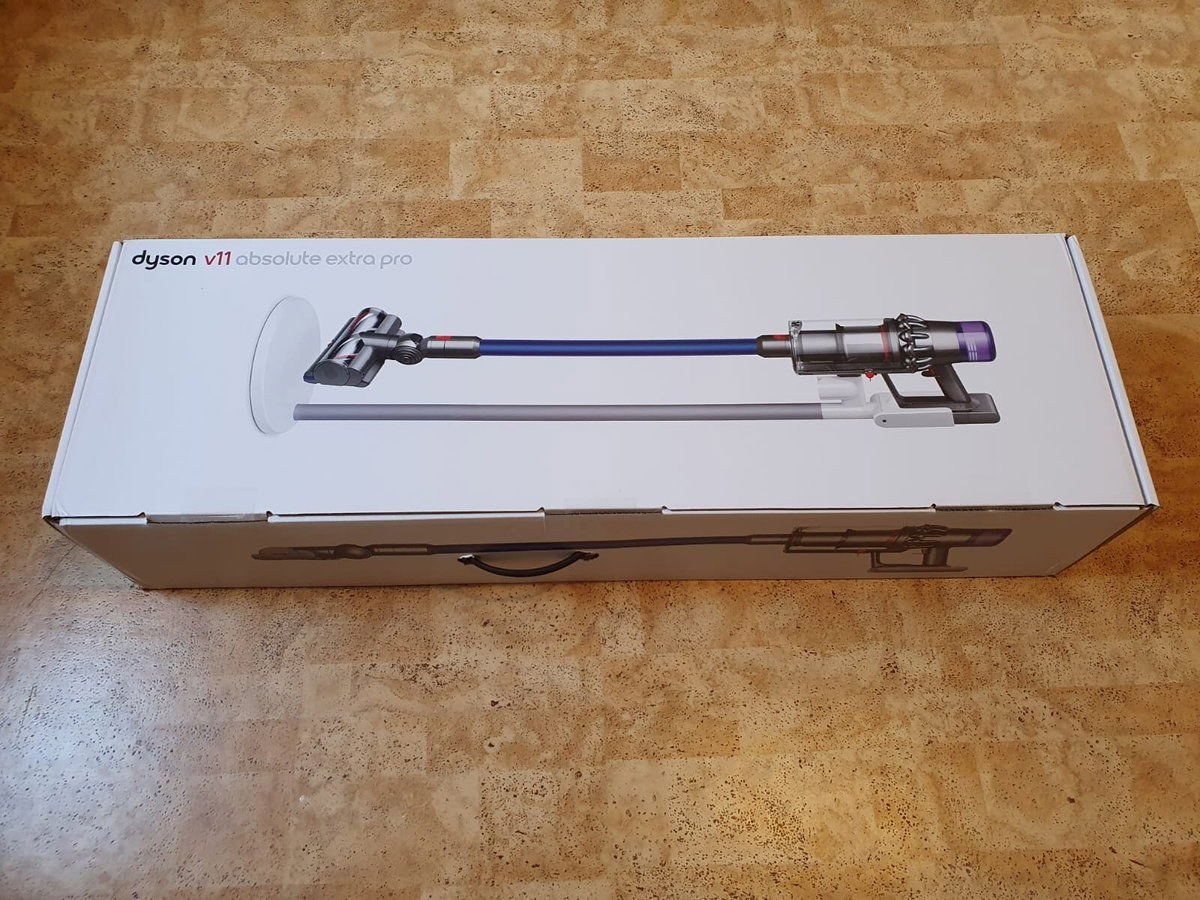 Der Dyson kam gut verpackt bei uns an.