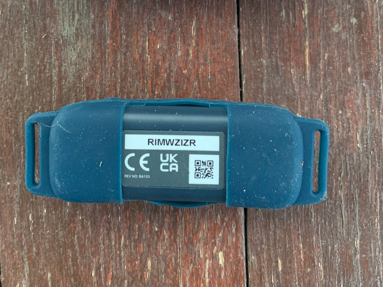 Der GPS-Tracker CAT 4 von tractive wird in einer leichten Gummihülle am Halsband befestigt.