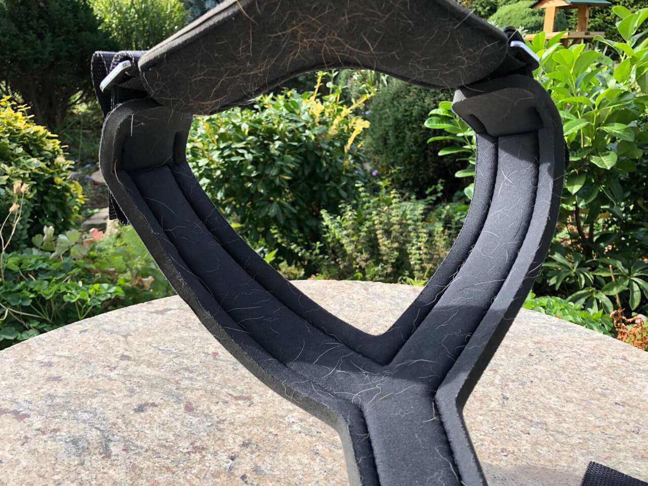 Das Geschirr von kleinmetall ist toll gepolstert, ...
