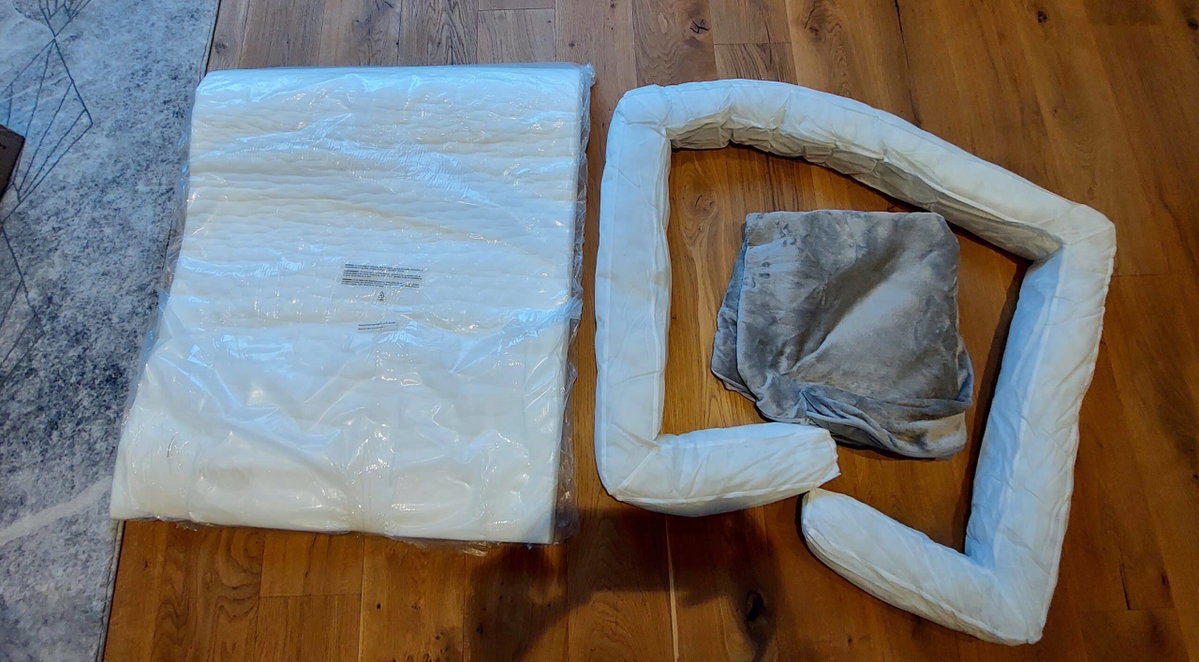 Petstuff Hundebett Test Einzelteile