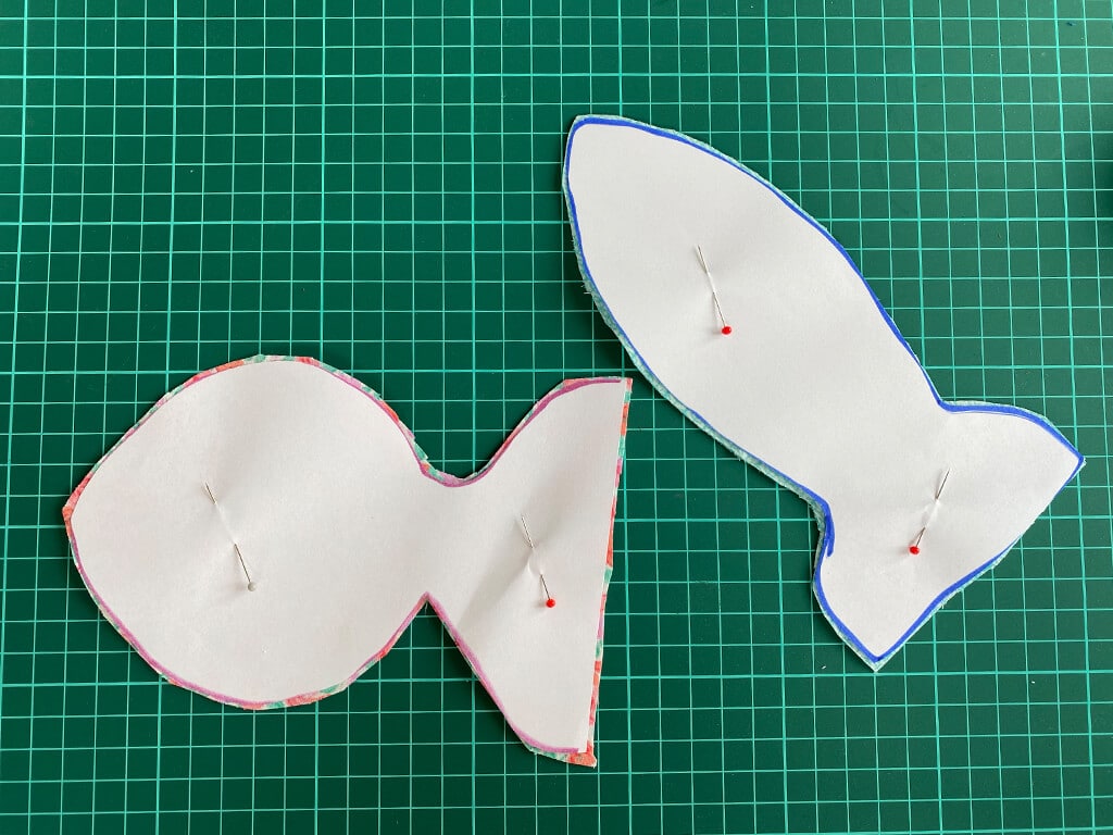 Ausgeschnittene Fische