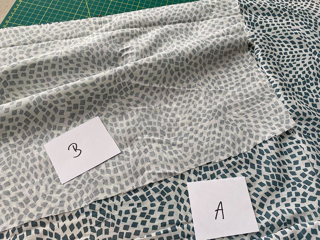 Stoff A und C werden zusammengesteckt