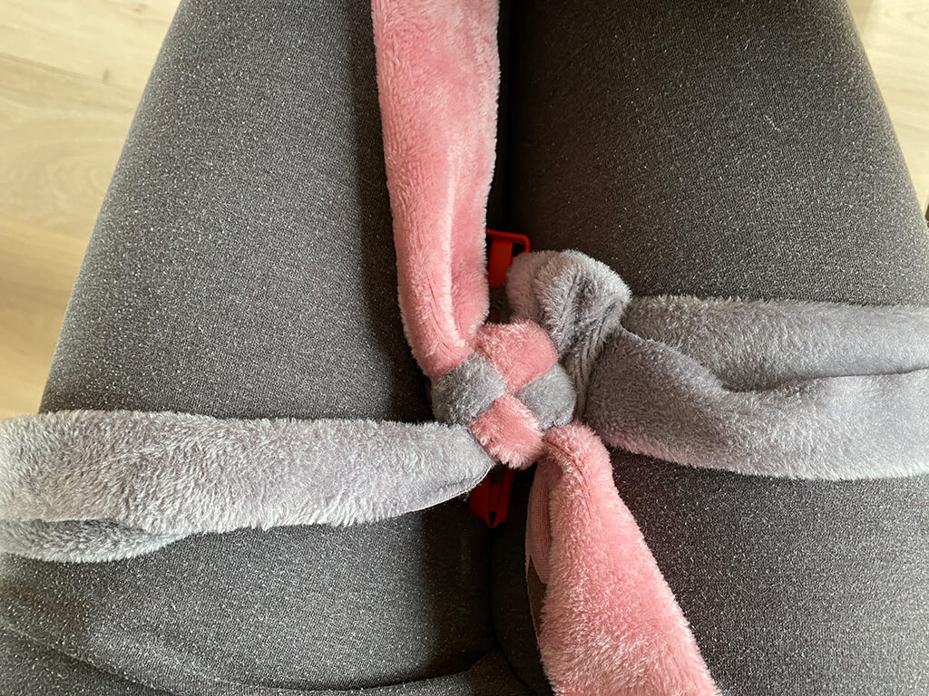 Stoff klemmt zwischen Beinen
