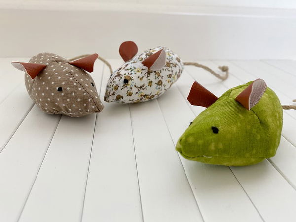 DIY: Spielzeugmaus für Katzen selber nähen
