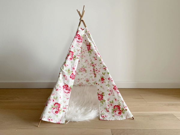 DIY-Tipi: Ein Zelt in S, M, L oder XL für deine Katze oder Hund einfach selber nähen