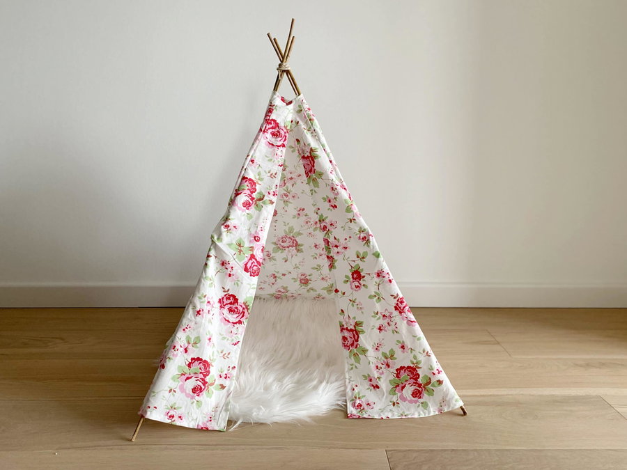 DIY-Tipi: Ein Zelt in S, M, L oder XL für deine Katze oder Hund einfach selber nähen