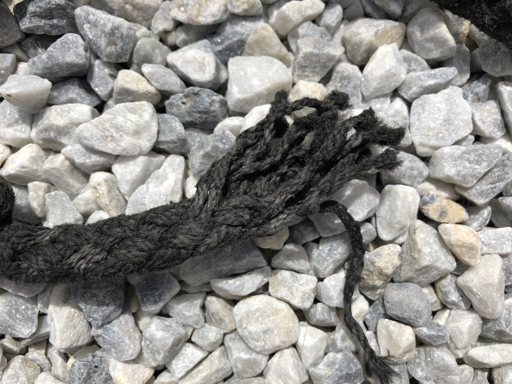 elropet, 4fach verstellbare Doppelleine, gerissenes Ende